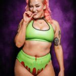 Allison Woodard Instagram - i know what to say to take u higher . . . . #alliekatch #wrestling #womenswrestling #deathmatchwrestling #intergenderwrestling #tagteamwrestling #bussy #revolver #deftones