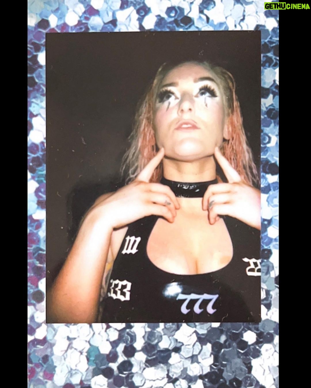 Allison Woodard Instagram - I feel so close and yet I am so far . . . . . #alliekatch #wrestling #womenswrestling #intergenderwrestling #deathmatchwrestling #tagteamwrestling #bussy #emo #clandestine #glittertears #instax