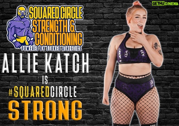 Allison Woodard Instagram - 🎉GUESS WHAT YALL🎉 I am STOKED (get it) to announce I get to represent @squaredcirclestrength as one of their new athletes!! ✨I’ve been going to the gym for the last few years and felt my health, physique, and athleticism hit so many peaks and valleys. A lack of direction and support can really hinder how you look and feel in and out of the ring/gym. I know I have a ton of people who follow my fitness journey but few really understand how embarrassed and defeated I have felt in the past when it comes to how I’ve performed, looked in photos, or let myself down because I physically wasn’t capable of doing something due to a lack of strength, cardio or confidence. One day I noticed people I’m friends with in wrestling begin showing off these wild transformations! I decided I would invest in myself and try out Squared Circle led by @thestokedbrogi and @isthatvsk and the last 2+ months have been a game changer. I have a support group that keep me motivated, form checks, challenging and fun work outs. The fact that every week I can see the work I’m putting in at the gym finally be functional and make me a better performer for all of YALL! Is the greatest testimonial I can give ❤️ I’m super grateful I stopped saying “what if” whenever I saw someone talk about @squaredcirclestrength and decided to invest in myself. For less than $2 a day you can spend a month with me and find out! Seriously, if *I* can make the commitment and become a better athlete on their way to do the most insane drop kick ever YOU CAN TOO!! Click the link in my bio to get started TODAY and DM me if you have any questions! I’m gonna go eat so I can start my week of work outs now ✌️