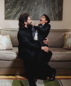 Allu Arjun Instagram - My lil Bad Boy 🖤