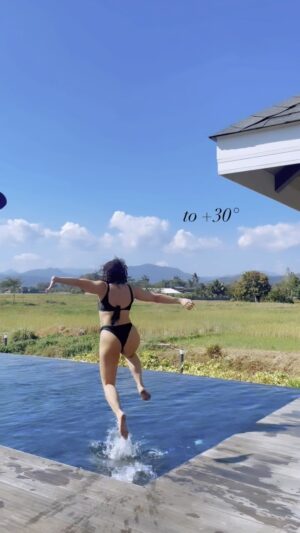 Alma Hätönen Instagram - From -26° to +30° ❄️☀️ 

Täällä sitä ollaan Chiang Raissa seuraavat pari viikkoa treenaamassa, ilma-akroilemassa ja tekemässä töitä 👋

#thailand #thailandtravel #icebathing #avanto