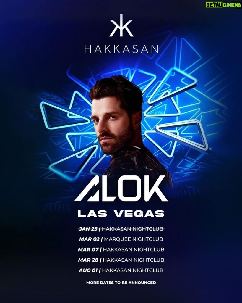 Alok Instagram - Las Vegas 2024 residency! 🔥 @hakkasannightclub @taogrouphospitality Catch me next at: Mar 02 - Marquee Mar 07 - Hakkasan Mar 28 - Hakkasan Aug 01 - Hakkasan Las Vegas, Nevada