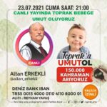 Altan Erkekli Instagram - Yüreği sevgiyle dolu herkesi Toprak bebeğe destek olmak için bekliyoruz🙏🙏🙏 @toprak_sma