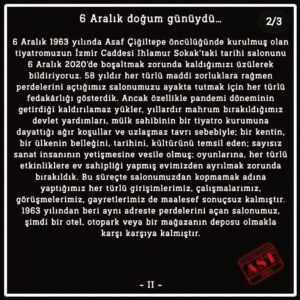 Altan Erkekli Instagram - AST bu toplumun ortak hafızası,tiyatromuzun mihenk taşıdır...Ankara'nın kalbinde yerini korumalıdır...
@astkurumsal