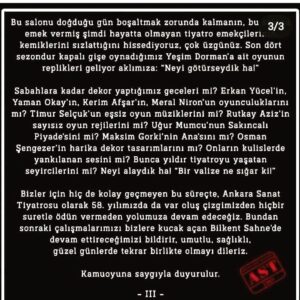 Altan Erkekli Instagram - AST bu toplumun ortak hafızası,tiyatromuzun mihenk taşıdır...Ankara'nın kalbinde yerini korumalıdır...
@astkurumsal