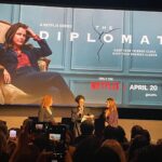 Alysia Reiner Instagram - This is my best friend Deb Cahn. She created a brilliant new streaming series called #thediplomat which is on @netflix as of today!! It’s smart and funny and insightful and all the actors are brilliant and the female team behind it equally so, and what are you waiting for?!? #watchitnow #femalefilmmakerfriday #femalefilmmaker #bestfriend #bestie #proudbestie #netflixfamily #netflixreunion The Paris Theater - New York