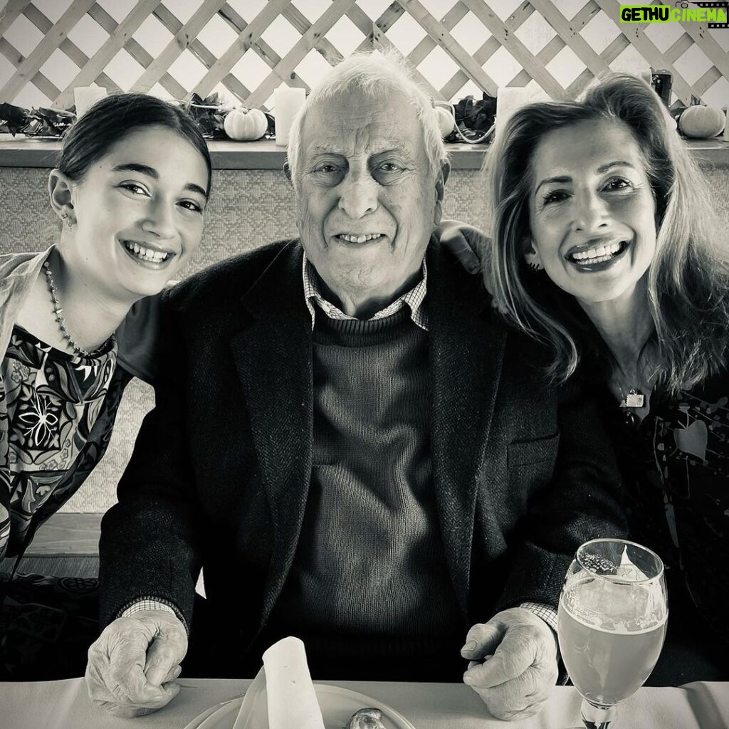 Alysia Reiner Instagram - Join me in wishing this gentleman - Great grandpa Arnold J Davis- a very happy 100th birthday!! 100 trips round the sun, what a miracle. He , like my daddy, taught me to celebrate everything, find the everyday miracles, even on the darkest days. I love you gramps. #goodgenes #happy100thbirthday #happybirthdaytoyou #100 Birthday Land!!