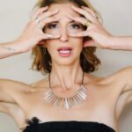 Alysia Reiner Instagram - Power & radiance. Alysia Reiner in the Dissent II Necklace. ✨A limited number are available at gabymossdesigns.com. 20% of profits benefit @abortionfunds ✨ Necklace and rings by @gabymossdesigns Model: @alysiareiner Photographer: @cindytrinh.photo Make up Artist: @lookshoshana Hair Stylist: @jimenamuanyc Production: @ali_gramz Gown by @shoplahive #Dissent #DissentNecklace #ReproductiveRights