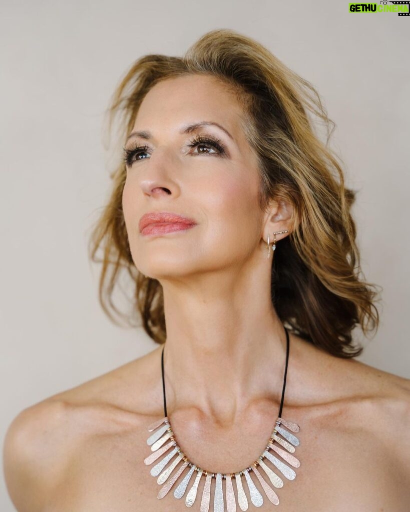 Alysia Reiner Instagram - The Dissent II is here. Modeled by the radiant actor, artist and activist Alysia Reiner.    A limited run of 20 necklaces will be available this holiday season, handcrafted in precious metals.    Materials: 14k gold, 14K rose gold & sterling silver. $3600.   20% of profits will be donated to the National Network of Abortion Funds.   Ships in 2-3 weeks. Order at gabymossdesigns.com or link in bio.   Necklace by @gabymossdesigns Model: @alysiareiner Photographer: @cindytrinh.photo Makeup Artist: @shoshanaswell Hair Stylist: @jimenamuanyc Production Coordinator: @ali_gramz     #RBG #Dissent #DissentNecklace #DissentCollar #StatementNeckace #PowerNecklace #ReproductiveRights #Vote2022 #Roevember   @abortionfunds