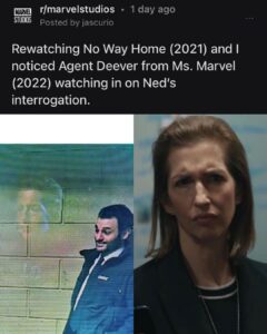 Alysia Reiner Instagram - ICYMI Did ya know I appeared in Spider Man No Way Home? Love our incredible Marvel fans for catching every second!! #fbf #icymi #dyk #bestfansever #easteregg #marvelfans #marveledit #msmarvel #marvelfansarethebestfans #spiderman #spidermannowayhome #mcu #dodc #reddit #marveluniverse #agentdeever Marvel Universe