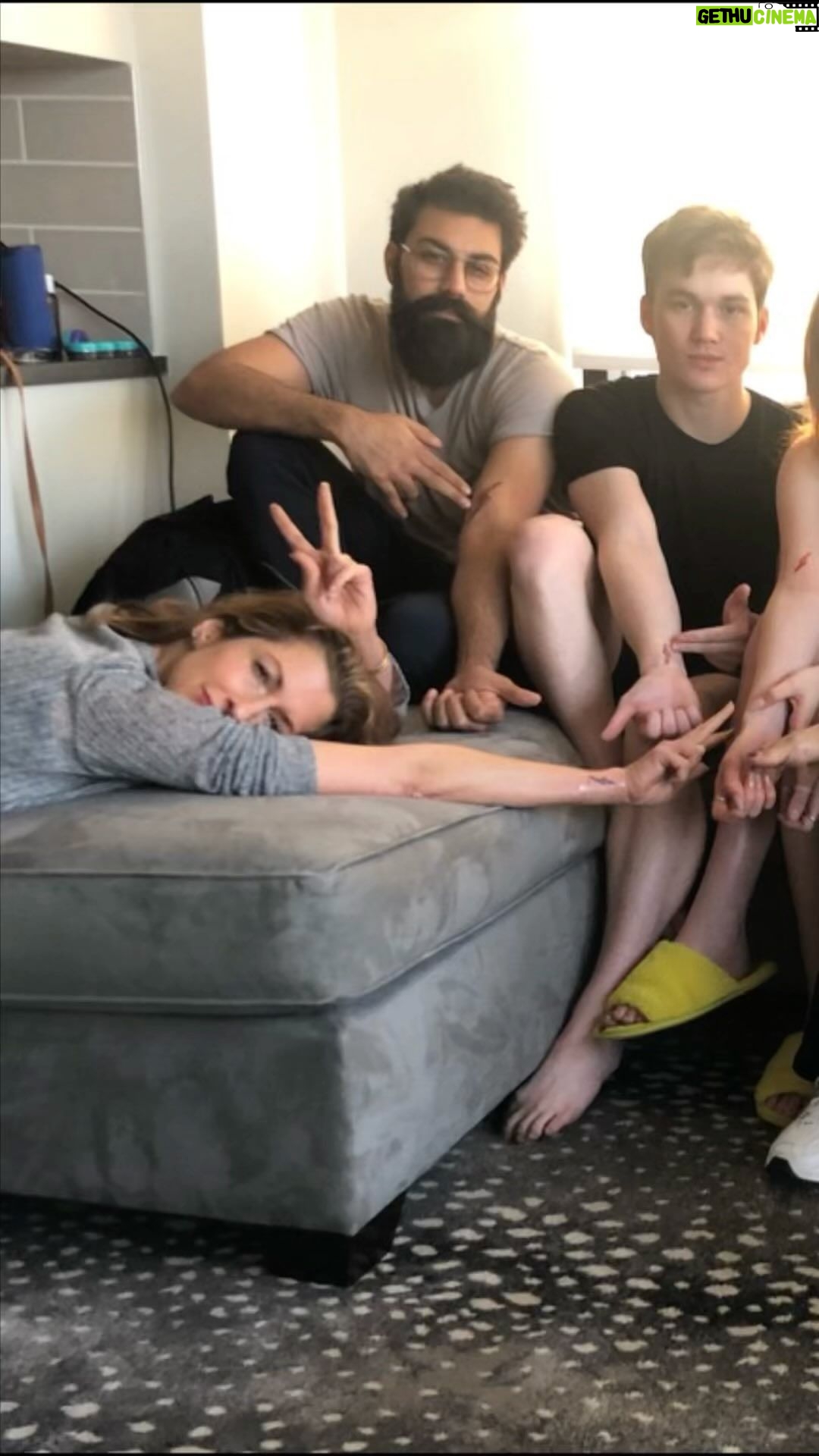 Alysia Reiner Instagram - BONDED FOR LIFE. Sometimes you do a project and you know immediately, these people are going to be like family. You are making something you are all so proud of, art that changes the game, a first in storytelling, and you know you want to remember it forever, a memory on your body. Thank you @msmarvelofficial @disneyplus @marvelstudios @sanaamanat622 It is an honor & a privilege. #FBF #msmarvel #femalefilmmakerfriday #MCU #marvel #disney