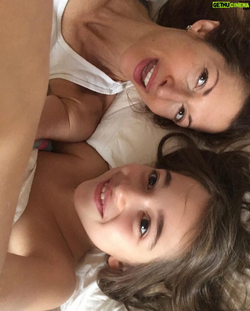 Alysia Reiner Instagram - And just like that, this one is 14. Please join me in wishing Livia Charles Basche a happy birthday. Is it weird for me to say on social media that It feels like my gift that is she still has no desire to be on social media…so meta. Meta meta? #metameta #meta #birthday #birthdaygirl #birthdaymommy #motivationmonday