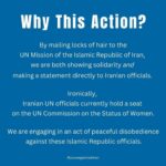 Alysia Reiner Instagram - In solidarity with the women and girls in Iran, I’m sending a lock of my hair to Iranian officials. Join me. Check out @youvegotmailiran for more info. #youvegotmailiran #mahsaamini #opiran ( I mailed as soon as I landed! Hi LA!) 10,000 Feet