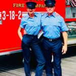 Alysia Reiner Instagram - I never in a billion years thought I would BE IN A PARADE. I never thought I would post about being a volunteer fire fighter. I never thought (vegetarian that I am) I would help serve 100s of hot dogs. And yet…. I am profoundly grateful every day to be part of this company. This team. This group of extraordinary humans who volunteer their time, service and lives to help people. They inspire me EVERY DAY. Thank you every member of @saltairevolunteerfirecompany i am grateful to you all, and to be a member. Do things that change you. Do things that grow you. Do things that SCARE YOU. On TV I’m #agentdeever of #dodc #damagecontrol IRL i want to do things that are about controlling or minimizing the damage we do to the planet, to each other, to ourselves. Join me. #service #firefighter #firefighters #volunteer #volunteerfirefighter #msmarvel #marvel #agentdeever #dodc #volunteerspirit #giveyourbest Fire Island, New York