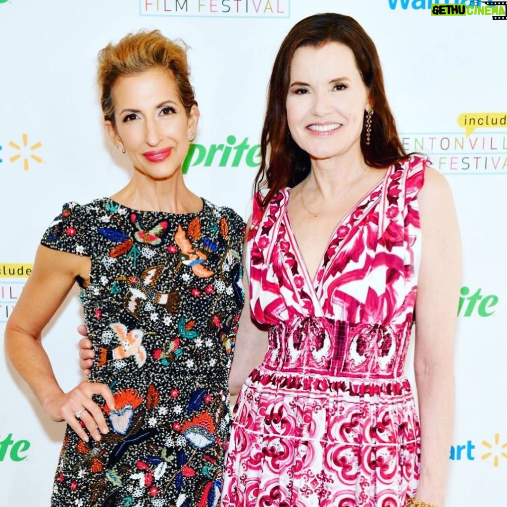 Alysia Reiner Instagram - Thank you @bfffestival for an incredible premiere of @ramonaatmidlife !! It’s one thing to meet your heroes, but it’s another to befriend them. @geenadavisorg I am so honored to call you friend for years now, and fellow champion for women & equality for all humans. And speaking of incredible women, I got to see some of my favorites at Tribeca this year! Love you all so much Stacey, Riva, Maria, Laura, Tristen ( congrats!!),and thank you Paula Weinstein and Jane Rosenthal and Nancy Lefkowitz for championing women so much at @tribeca @tribecafilmfestival - the @chanelofficial lunch always gives me such hope for a female filmmakers! Loved seeing you Piper & Jenn & meeting you Stephanie!! My Monday motivation is these extraordinary women, and all the others whose art & SOUL BEARING COURAGE & VULNERABILITY continues to inspire me daily thank you thank you thank you. #mondaymotivation #lategram #tribecafilmfestival #bentonvillefilmfestival #geenadavis #geenadavisinstitute #chanel #aliceandolivia #prabalgurung #vintage #vintagestyle #reuserevolution #reusereducerecycle♻️ Bentonville Film Festival