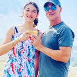 Alysia Reiner Instagram - How it started…How it’s going. She’s almost as tall as u now @davidalanbasche. You were an amazing dad even before Liv was ever born. It has been such an unexpected gift parenting with you, witnessing your growth & evolution as a dad. Falling in love with this other facet of your soul. Happy Father’s Day. Today also comes with some grief, as we became parents without our dads on this planet. I miss you daddy. To all the dads & all the kids & all the feels, my heart ❤️ is with you. #happyfathersday #fathersday2023 #fatherlessdaughters #fathers #thisis14 #howitstartedvshowitsgoing