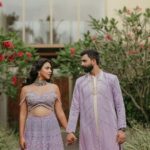 Amala Paul Instagram - Two souls , one destiny, walking hand-in-hand with my divine feminine, for the rest of this lifetime. 💜🪬💫 #married #twinflame Photography & films @magicmotionmedia Outfit ~ @t.and.msignature Jewellery ~ @m.o.dsignature Hair ~ @akshatahonawar Makeup ~ @unnips Events ~ @simevents.in @4_seasonsevents Grand Hyatt Kochi Bolgatty