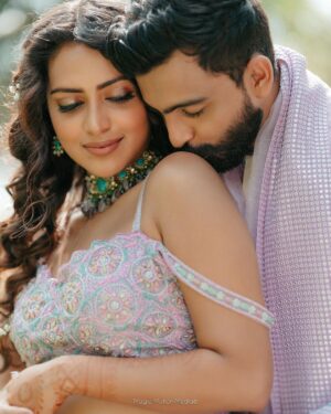 Amala Paul Instagram - Two souls , one destiny, walking hand-in-hand with my divine feminine, for the rest of this lifetime. 💜🪬💫 #married #twinflame 

Photography & films @magicmotionmedia 
Outfit ~ @t.and.msignature 
Jewellery ~ @m.o.dsignature 
Hair ~ @akshatahonawar 
Makeup ~ @unnips 
Events ~ @simevents.in @4_seasonsevents