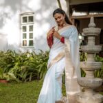 Amala Paul Instagram - "A Tapestry of Traditions unfolds: Onam's Graceful Embrace." Wishing you all a happy Onam🌼🌸 Camera @clickwithhitesh MUA @ashna_aash_ Outfit @cafefashion_by_remya_nair Jewellery @m.o.dsignature #onam #festivevibes #onamvibes #festiveClicks #instantmoments #onamcelebration #trending #onamsaree #kerala #onam2023 Old Harbour Hotel, Kochi, India