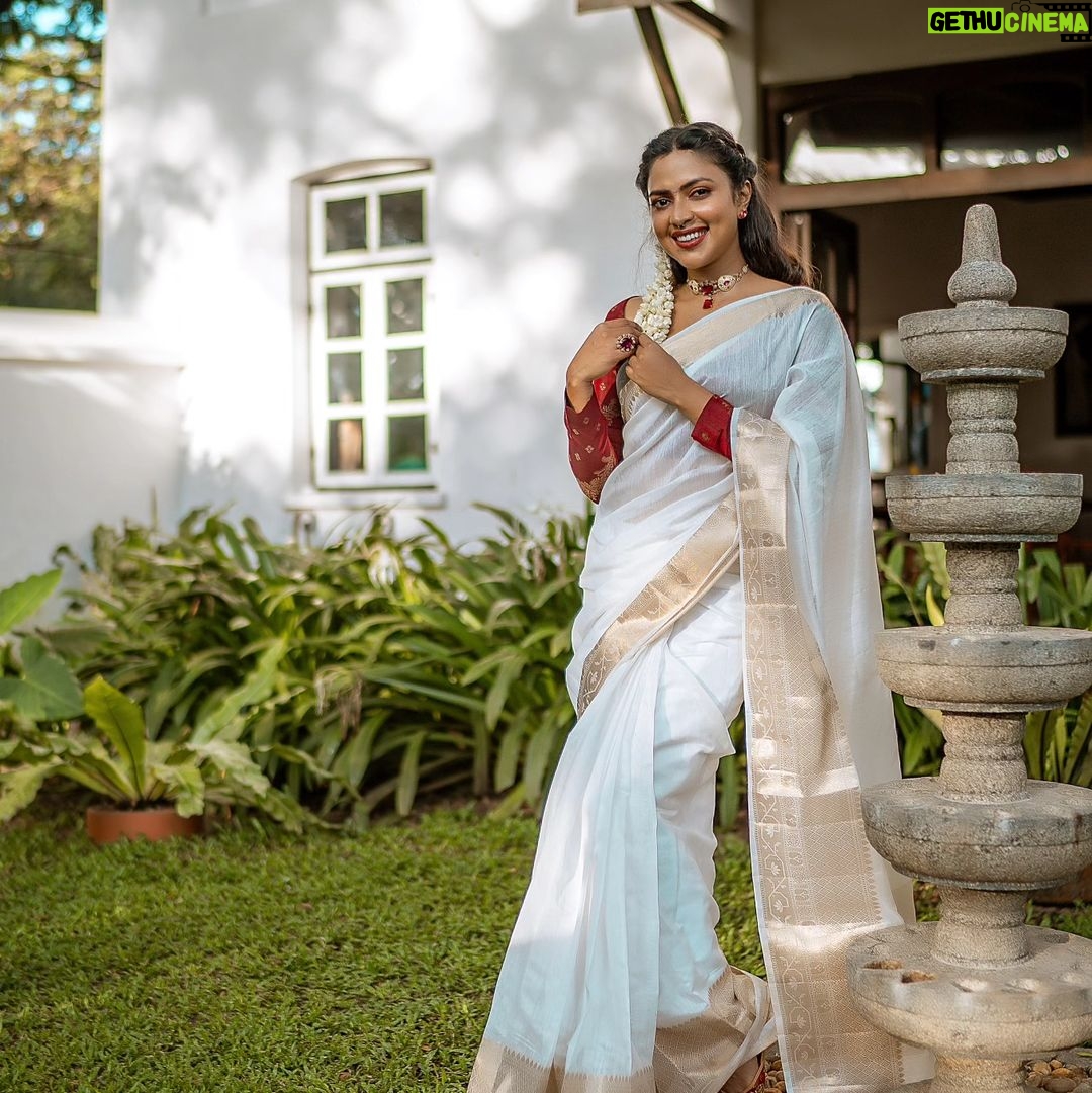 Amala Paul Instagram - "A Tapestry of Traditions unfolds: Onam's Graceful Embrace." Wishing you all a happy Onam🌼🌸 Camera @clickwithhitesh MUA @ashna_aash_ Outfit @cafefashion_by_remya_nair Jewellery @m.o.dsignature #onam #festivevibes #onamvibes #festiveClicks #instantmoments #onamcelebration #trending #onamsaree #kerala #onam2023 Old Harbour Hotel, Kochi, India