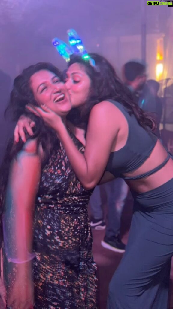Amala Paul Instagram - Happy birthday to my soulmate, my Thummin! My dear bestie, you are my living proof that miracles do happen. Your presence in my life has brought me endless happiness and a sense of belonging. You are my safe haven, my paradise. As you embark on this special day, I hope your journey ahead is adorned with the same beauty and magic that you possess within your soul. You are our Thummu, our precious treasure, and I am so grateful for every moment we share. Here’s to many more adventures filled with laughter, madness, and soulful connections. Love you beyond words, forever and always. Happy birthday! 💕🎉✨🌈🌝