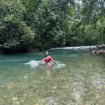 Amala Paul Instagram – Dancing in nature’s symphony, where raindrops and waterfalls collide. 🌧️💦🌸

#RainyJungleDays #WaterfallWonders #NatureEnchantment #junglelove #monsoonmagic Goa