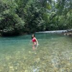 Amala Paul Instagram - Dancing in nature's symphony, where raindrops and waterfalls collide. 🌧️💦🌸 #RainyJungleDays #WaterfallWonders #NatureEnchantment #junglelove #monsoonmagic Goa