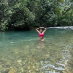 Amala Paul Instagram - Dancing in nature's symphony, where raindrops and waterfalls collide. 🌧️💦🌸 #RainyJungleDays #WaterfallWonders #NatureEnchantment #junglelove #monsoonmagic Goa