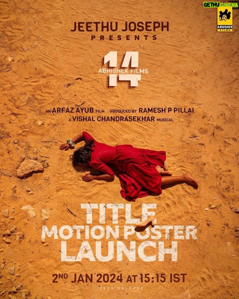 Amala Paul Instagram - Motion Poster with Title Announcement of our upcoming film will be unveiled on the 2nd of January, 2024 at 3.15pm. The film is presented by Jeethu Joseph, written & directed by Arfaz Ayub and produced by Ramesh P Pillai on his banner Abhishek Films. Stay tuned! @jeethu4ever @beingfazy @abhishekfilms_official @appu.prabhakar @composer_vishal @premmnavas @lintajeethu @jayadevan_chakkadath @deepujosephmundakkal @trupti.g.mehta @vinayaksasikumar @vinuviijay @ronexxavier4103 @alexander_naas @krishnakumar_kittuofficial @pranav_mohan66 @promanjugopinath @martin_joseph_mjz @cathyjeethu @liju_prabhakar @naveent.chandrabose @zaheeraarfaz @shakthisreegopalan jithin.joseph_ @salamthanzeer @devumathew @jeevanramj_143 @wireframevfx @elias_cherian @itsnandhu93 #RameshPpillai #AbhishekFilms #JeethuJospehFilm #PanIndian #AdamAyub #SonyGsoloman #ArfazishFilm #MalayalamFilm #BlackTicket #WorldCinema #Netflix #AmazonPrimeVideo #DisneyHotstar #JioCinema #SonyLiv #AbhishekFilms14