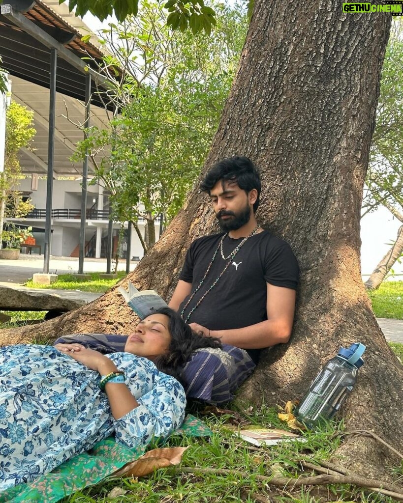 Amala Paul Instagram - On Valentine’s Day, Jagat and I celebrated my deep love for yoga and Isha, highlighting how love encompasses giving, receiving, observing, sharing, and simply being. May love transcend mind, body, and spirit – it’s the universe’s greatest gift. 🙌🏼💞🪬 @sadhguru 🙏🏼 @isha.foundation ☯ . . . #LoveBeyondBounds #innerengineering #shambavimahamudra #valentinesday #BeyondMindBodySpirit #YogaLove #TranscendentLove #MindBodySpirit #UniversalLove #ValentinesCelebration #GiftOfLove #SharingIsCaring #LoveAndExistence #IshaYoga #LoveInUnity Isha Yoga Centre, Coimbatore