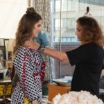 Amanda Cerny Instagram - Unforgettable!!!! @therealdvf @dvf the FAIRY GOD MOTHER OF FASHION created her first*** ever zero waste🌱 “scrap wrap dress” and designed it just for me! 🥹LIKE WHAT IS LIFE!???! We did this together along with these very talented design school students to campaign for more sustainable design methods in fashion ❤️ all shot by friend and wildly talented photographer @ryanhattaway ! Write this in the history books because I don’t think this was on anyone’s bingo card! 😂😂Such an honor and so happy to work with such a collaborative superstar from a complete different realm than myself . This goes to show, with hard work and passion, anything is possible- no one can limit your dreams . Keep going.📈❤️🍃🌱 New York, New York