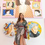 Amanda Cerny Instagram - Unforgettable!!!! @therealdvf @dvf the FAIRY GOD MOTHER OF FASHION created her first*** ever zero waste🌱 “scrap wrap dress” and designed it just for me! 🥹LIKE WHAT IS LIFE!???! We did this together along with these very talented design school students to campaign for more sustainable design methods in fashion ❤️ all shot by friend and wildly talented photographer @ryanhattaway ! Write this in the history books because I don’t think this was on anyone’s bingo card! 😂😂Such an honor and so happy to work with such a collaborative superstar from a complete different realm than myself . This goes to show, with hard work and passion, anything is possible- no one can limit your dreams . Keep going.📈❤️🍃🌱 New York, New York