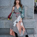 Amanda Cerny Instagram - Unforgettable!!!! @therealdvf @dvf the FAIRY GOD MOTHER OF FASHION created her first*** ever zero waste🌱 “scrap wrap dress” and designed it just for me! 🥹LIKE WHAT IS LIFE!???! We did this together along with these very talented design school students to campaign for more sustainable design methods in fashion ❤️ all shot by friend and wildly talented photographer @ryanhattaway ! Write this in the history books because I don’t think this was on anyone’s bingo card! 😂😂Such an honor and so happy to work with such a collaborative superstar from a complete different realm than myself . This goes to show, with hard work and passion, anything is possible- no one can limit your dreams . Keep going.📈❤️🍃🌱 New York, New York