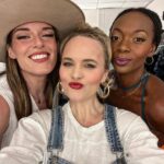 Amanda Jane Cooper Instagram - September 9th, 2023 with @maryspacekate on Broadway! 7 years after we bubbled and broomed up together on the National Tour. MK is so darn special. We grew up 20 minutes away from each other with mutual friends in PA, but @wicked_musical is what brought us together. She is generous, genuine & powerful on stage and off. To see the evolution of her Elphaba (and to be her friend irl)…just wow!! Playing together after we’d both grown and changed for good…a gift. Learning from her fashun…blessed. Don’t miss MK’s episode on my new podcast A TIME TO LIVE. Episode 17. Link where you think it is. 😏 Love you MK!! 💚 #Happy20thAnniversaryWicked #Wicked20 WICKED The Musical