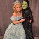 Amanda Jane Cooper Instagram - September 9th, 2023 with @maryspacekate on Broadway! 7 years after we bubbled and broomed up together on the National Tour. MK is so darn special. We grew up 20 minutes away from each other with mutual friends in PA, but @wicked_musical is what brought us together. She is generous, genuine & powerful on stage and off. To see the evolution of her Elphaba (and to be her friend irl)…just wow!! Playing together after we’d both grown and changed for good…a gift. Learning from her fashun…blessed. Don’t miss MK’s episode on my new podcast A TIME TO LIVE. Episode 17. Link where you think it is. 😏 Love you MK!! 💚 #Happy20thAnniversaryWicked #Wicked20 WICKED The Musical