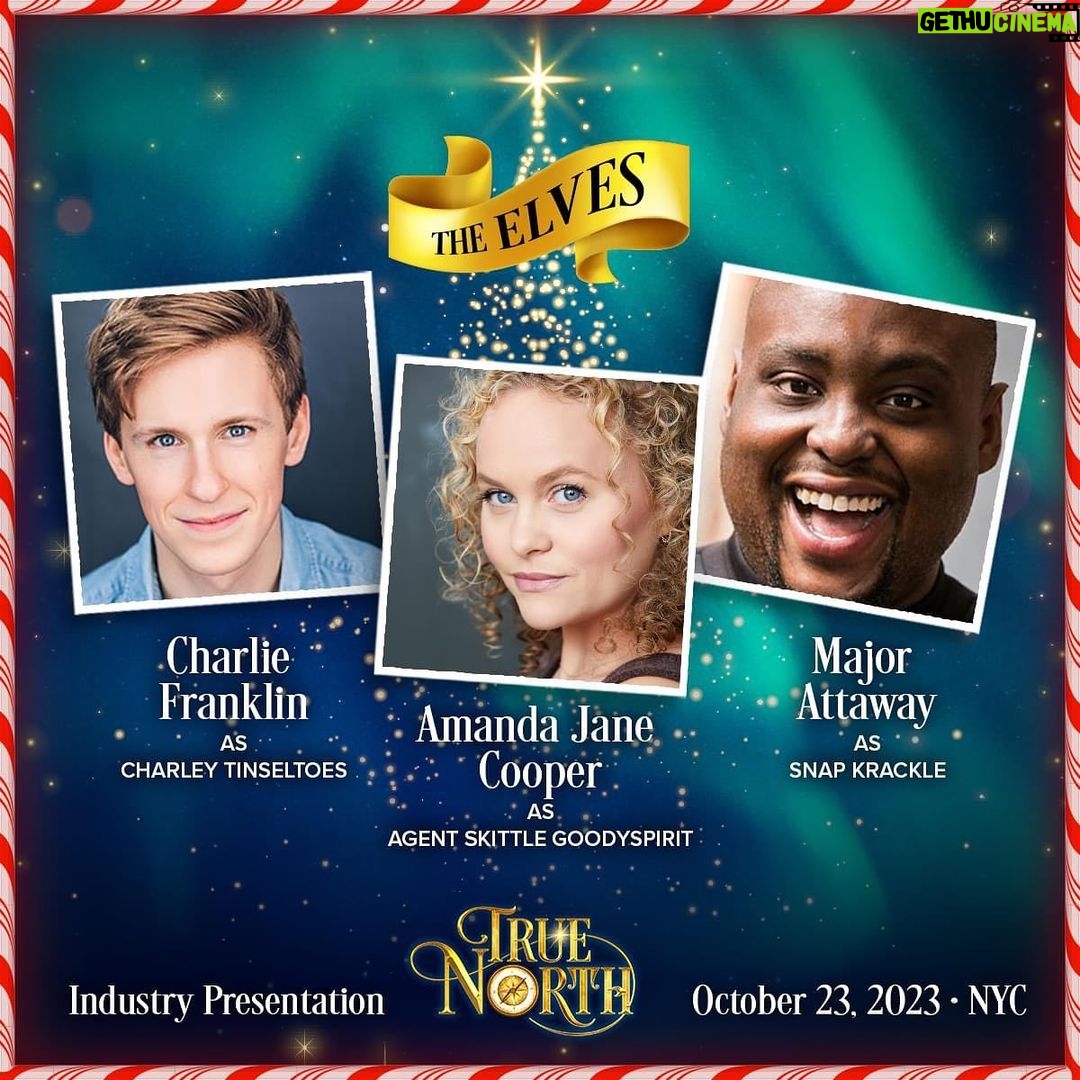 Amanda Jane Cooper Instagram - “It’s beginning…!” 💫 Thrilled to return to @truenorththemusical with this fantastic cast & team. Agent Skittle Goodyspirit at your service. Cast: Paolo Montalban, Michael Deaner, Salena Qureshi, Charlie Franklin, Major Attaway, Paige Faure, John Edwards, Cherry Torres, Mike Backes & yours truly! Director: Richard Blake Writers: @hollyreed13 & @kelvinlreed The industry reading will take place on Monday, October 23rd…it’s invite-only for this round, but I can’t wait for the world to see this magical show! New York, New York