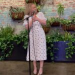 Amanda Jane Cooper Instagram - Incredible night honoring Barbara Mackenzie-Wood, our life changing acting teacher. After 37 epic years at @cmudrama, she retired this spring. A legend. We teared up to an amazing tribute by @zacharyquinto, were serenaded by @laharrington, celebrated with fellow Tartans & raised funds for @irondaleensemble - her theatre company here in Brooklyn. Thank you for your fire and passion and friendship Barbara!! We really love you. @bmacwood Swipe to meet Bubbles, @joemanganiello’s adorbs and sassy chihuahua. 🐕 Jewelry by @marrincostellojewelry Irondale Ensemble Project