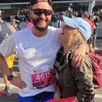 Amanda Jane Cooper Instagram - Always the best day in New York. He’s done it again! 16th marathon overall and 9th consecutive @nycmarathon. 🗽 So moved. So grateful. Way to go @andrewbellnyc. Plus bagels and boisterous cheering with @anniefdowns, @meredithtoering & MY MOM! Jewelry by @marrincostellojewelry New York, New York
