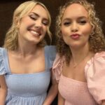 Amanda Jane Cooper Instagram - It’s giving bubble sisterhood. This queen! A phenom. A force. The voice. Her hilarity. So grateful to now know @mckenziekurtz. Run to the Gershwin to witness her brilliance! Thanks for being such a welcoming friend. Cheering you on always! #20thAnniversary Makeup by @steve_schepis Hair by @rachels_mane__flow New York, New York