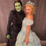 Amanda Jane Cooper Instagram - Honored to be back at the Gershwin for a clock tick! And to finally play with the amazing @alyssajoyfox & this entire brilliant company on Saturday. As she pointed out: we’re the AJ’s! 💚 Thank you for your warm welcome back, friend. Each time I step into Glinda’s shoes I’m all the more struck by the gift of @wicked_musical. Here for a tick tock as bubble back-up. 🫧 I’ll always be grateful! WICKED The Musical