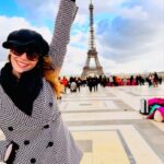 Amanda Righetti Instagram - J’aime Paris! 🫶🏼 #sundayfunday Parvis des Libertés et des Droits de l'Homme