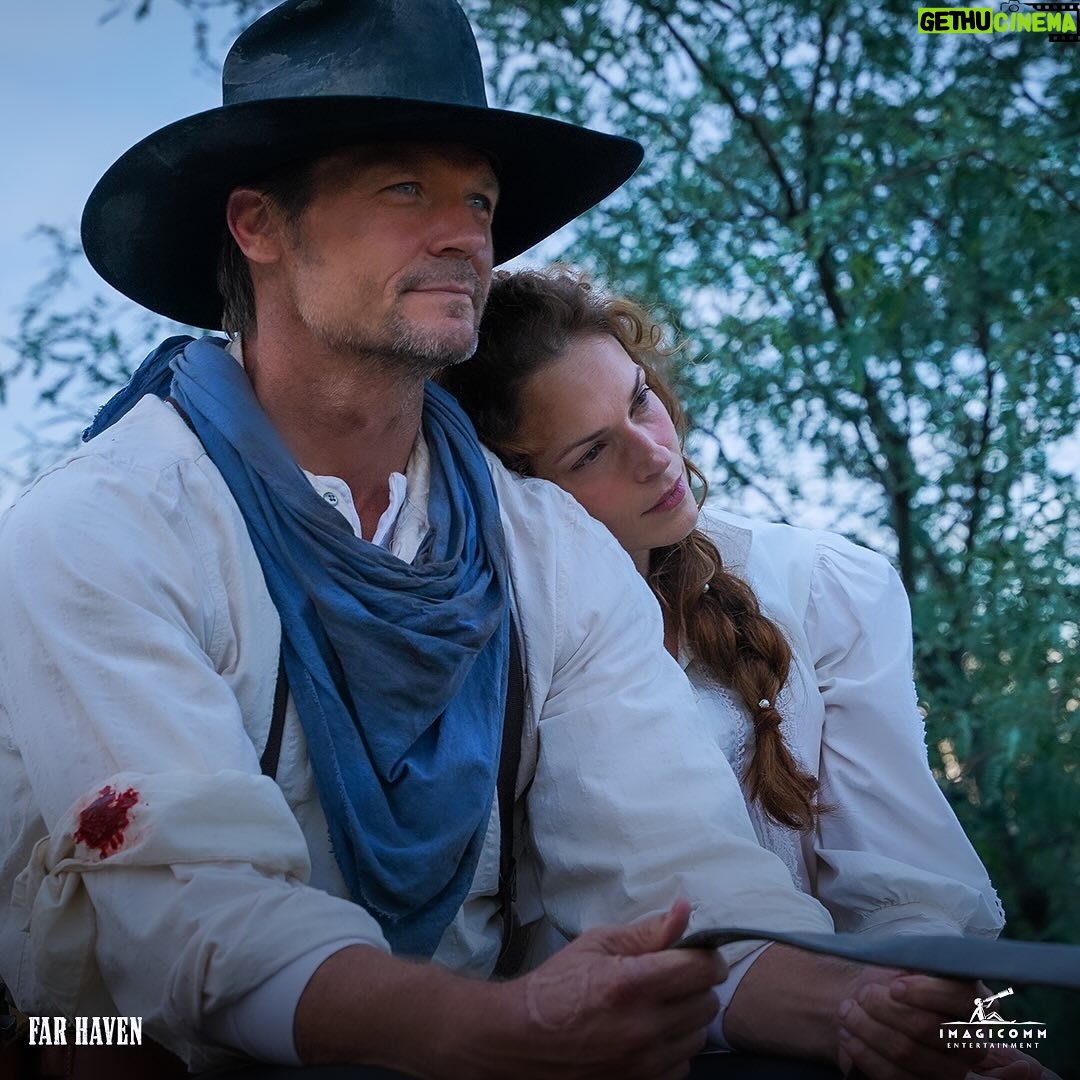 Amanda Righetti Instagram - A man wronged, a town in peril, and a chance at redemption. #FarHaven is now available on DVD and Digital