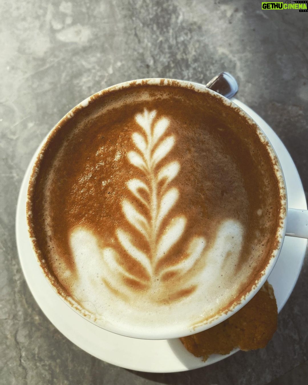 Amanda Righetti Instagram - Almost too pretty to drink. Almost. #butfirstcoffee #internationalcoffeeday