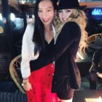 Amanda Zhou Instagram - It’s the #jennserenacombo @willowshields . . . . #combination #duo #spinningoutnetflix #netflix #wrapparty