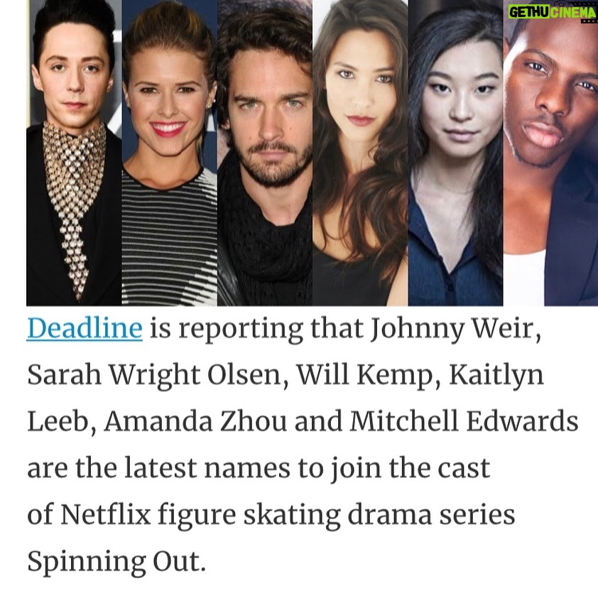 Amanda Zhou Instagram - Training started a couple months ago and filming wiill begin very soon. I am so stoked to start this new chapter that is very close to home. @deadline @netflix #spinningout #figureskating #deadlinehollywood