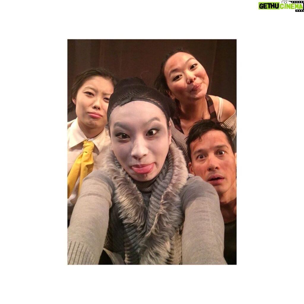 Amanda Zhou Instagram - Closing night for Yellow Rabbit @soulpeppertheatre I can’t believe we finished all 10 shows. And they were all sold out! I want to thank everyone who came out as well as those busy bees who were genuinely there in spirit and those who tried but couldn’t get a ticket😘 This has been the most emotional for me so far, I’ve been challenged, I’ve been affected by my character, I’ve gotten a bit lost between reality and reality of my character, and I just want to express to the team for just being there by listening on stage and off. I hope every team I get to work with will be as loving as this - I am positive but to be practical and honest, that’s not how life works. So I am so grateful that going through this journey from silk bath to yellow rabbit since 2016 - was with the team to today. Now that I think about it, I have expressed anxiety, doubt, and looking back, I am moved to say that I feel safe that it was with this team. @inner.glo @afatchineseboy @bessie.cheng @thenerdykraken for the very first show as it was one of a the few reasons that opened doors for me. So from the bottom of my heart, thank you. #familycrew #honesty #gratitude #theatre Distillery District