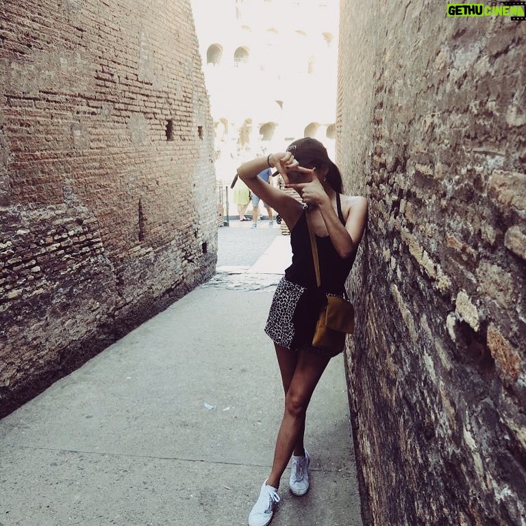 Amanda Zhou Instagram - We meet again Rome. #eurotrip #colloseum #stones #secondtimearound #leopardprint #peekaboohighlights