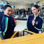 Amanda Zhou Instagram – Let’s all twinsies together. @kayascods 
#teamspirit #squadgoals 
Always looking 🔥 with HMU and Wardrobe
.
.
.
#spinningout #spinningoutnetflix #netflix #blueicepictures #hairandstyles #iceskating