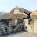 Amanda Zhou Instagram - We got through yesterday. . . . #throwback #mondaymotivation #selfreminder #iwannabeinanactionmovie #wegotthis #dontgiveup #ittakesavillage Great Wall Of China