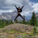 Amanda Zhou Instagram - The sky is the limit. . . . #marvelpass #banffnationalpark #banff #nature #helicopterride #theamandazhou #travelbug #humpdayvibes #humpday Marvel Pass